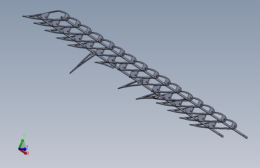 激光发射的翼展