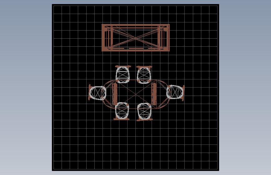 几何图案餐厅家具