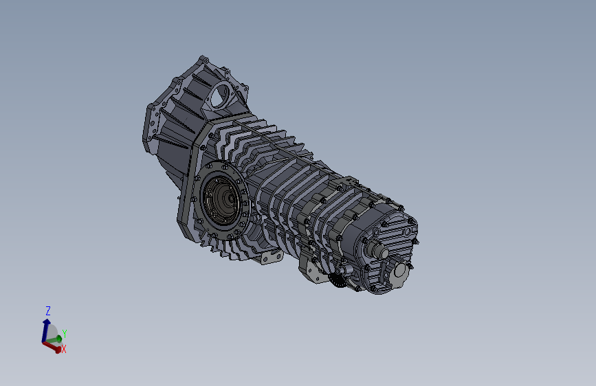 Mendeola HD4变速箱(SW设计)3D模型