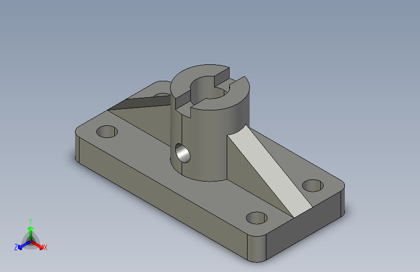 简单稳固的底座