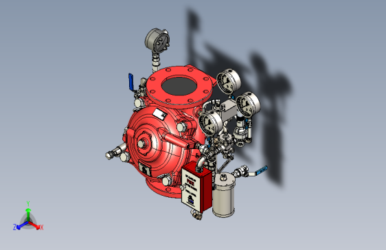 A0002099-电动压力控制雨淋阀带本地复位功能