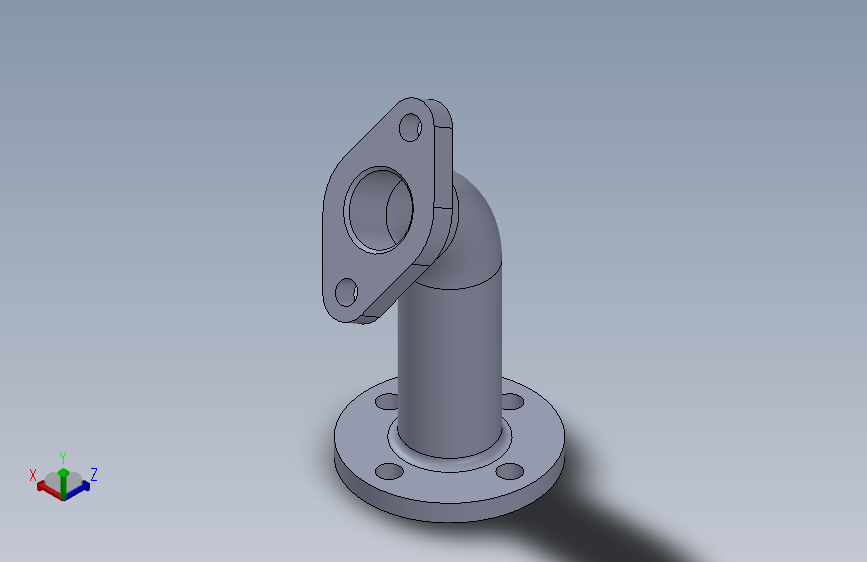 角度连接法兰管件