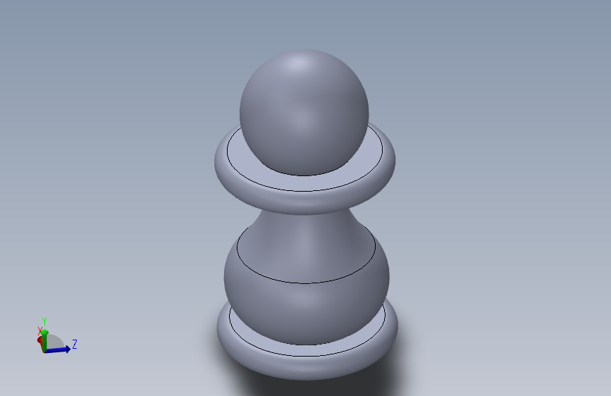精细建模象棋兵