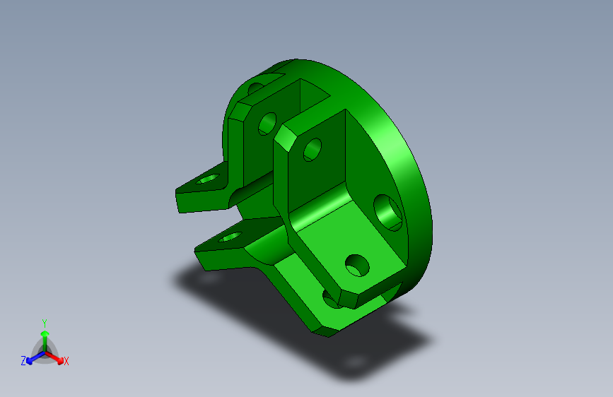 具有马耳他十字传动机构的Catia实践CAD模型