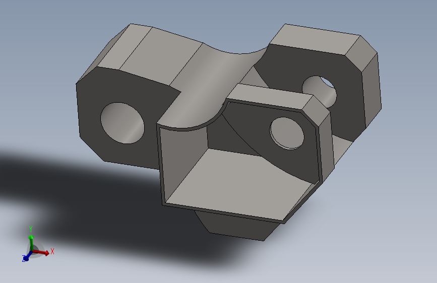 具有自动锁定功能的SolidWorks CAD模型。