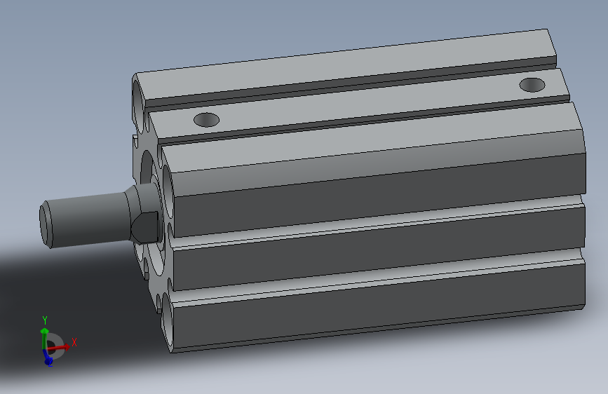 可调节行程紧凑气缸