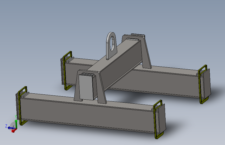 可调节长度吊梁