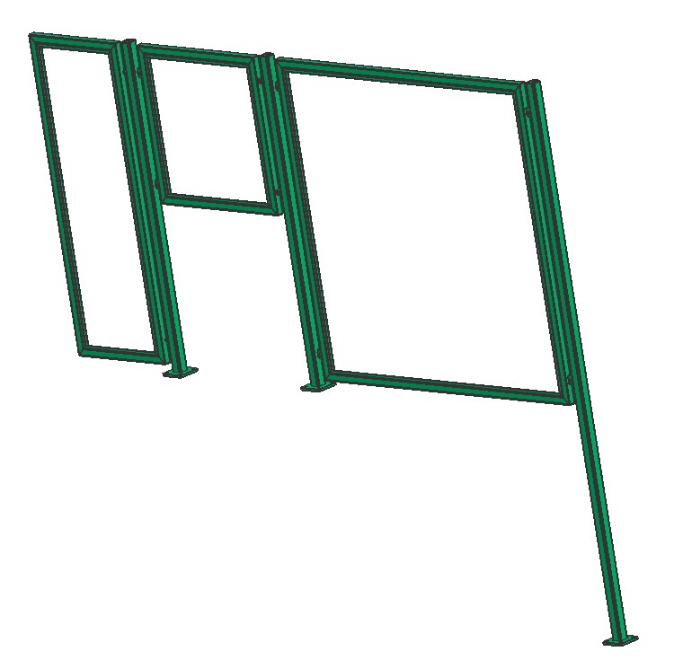 快速开启安全护栏板