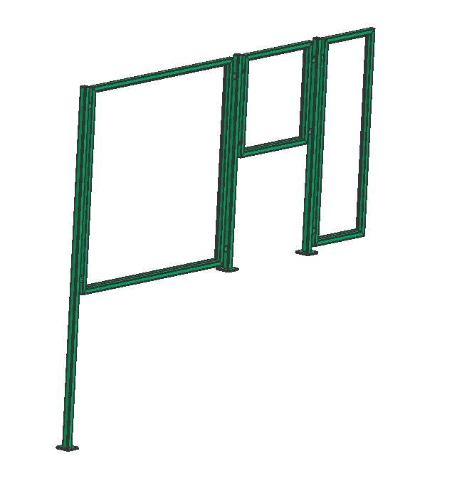 快速开启安全护栏板