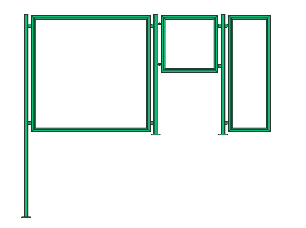 快速开启安全护栏板