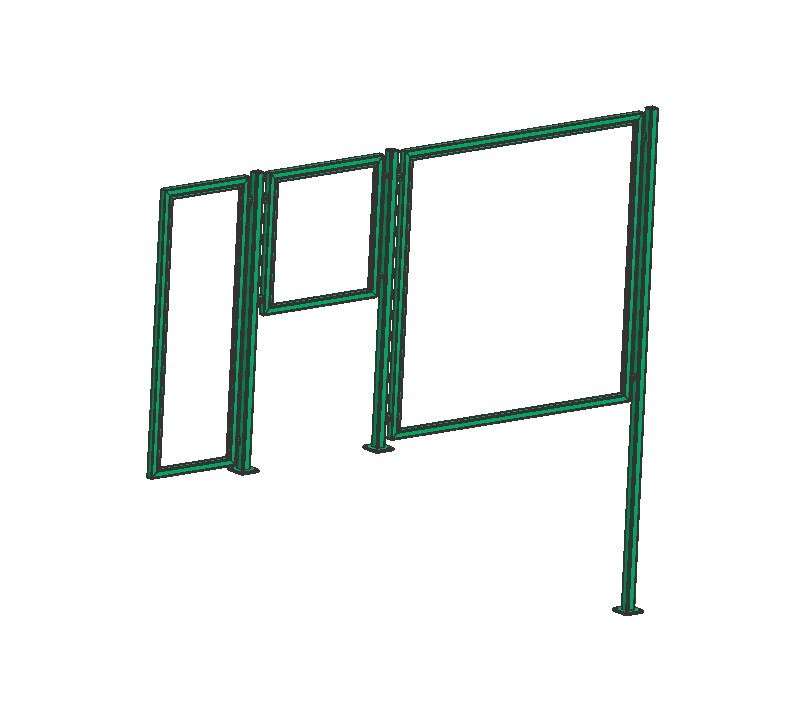 快速开启安全护栏板