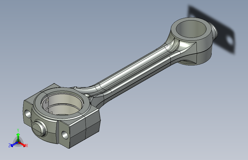 连接活塞的连杆组件