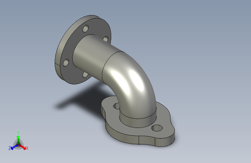 连接两管道的接头器