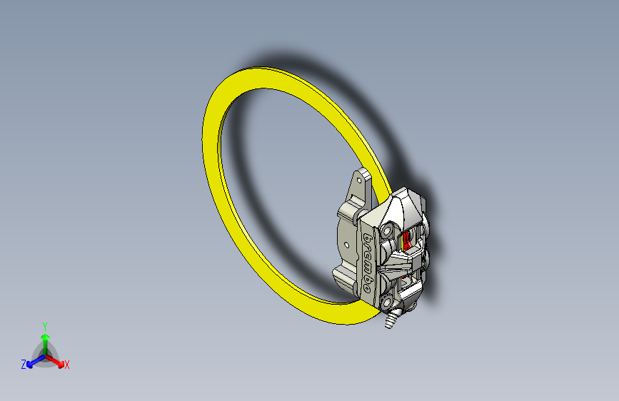 铝制径向卡钳支架