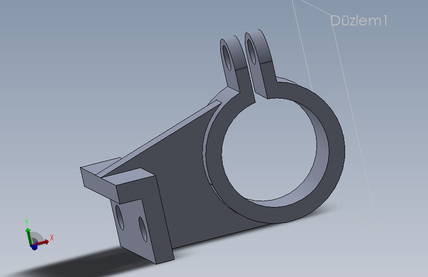 摩擦锁紧轴，分体夹紧支架。
