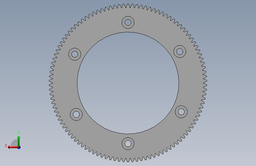 起重机用轮齿轮