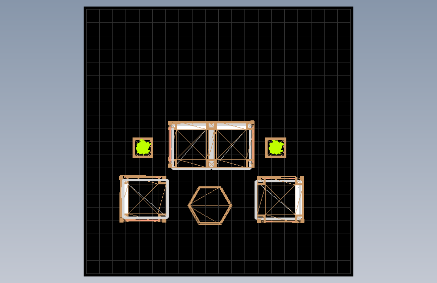 三维打印客厅模型