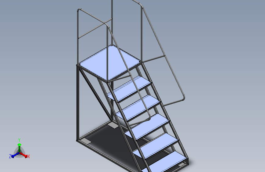 三维设计维护梯