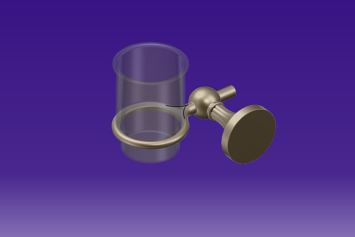 实用耐用浴室杯架