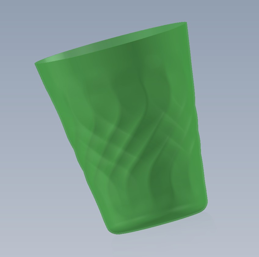 使用Solidworks制作的玻璃3D模型