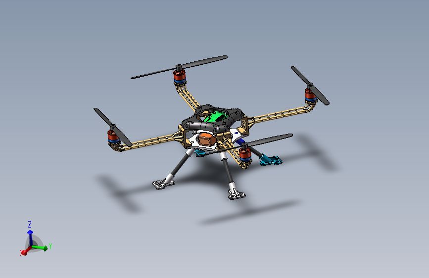 500轴距四旋翼无人机