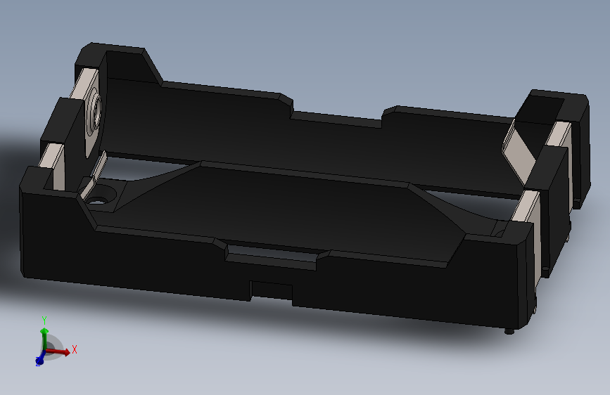 双节21700电池座