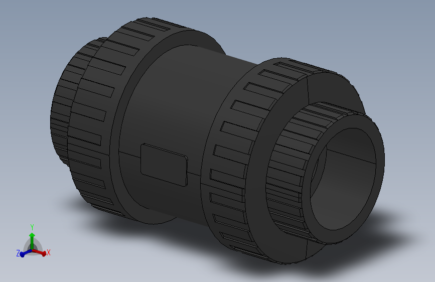 PVC双由令球型逆止阀