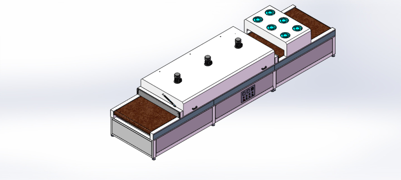 隧道炉烘干线铁氟龙网带干燥炉 737783==wb80
