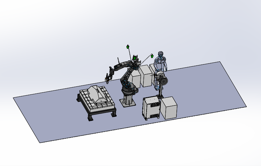 机器人焊接工位