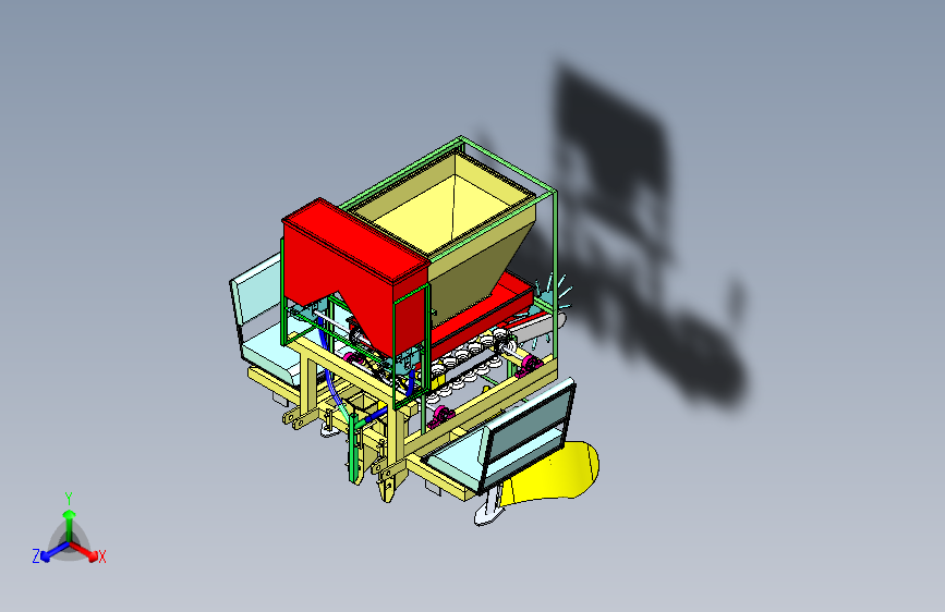 姜黄种植器模型