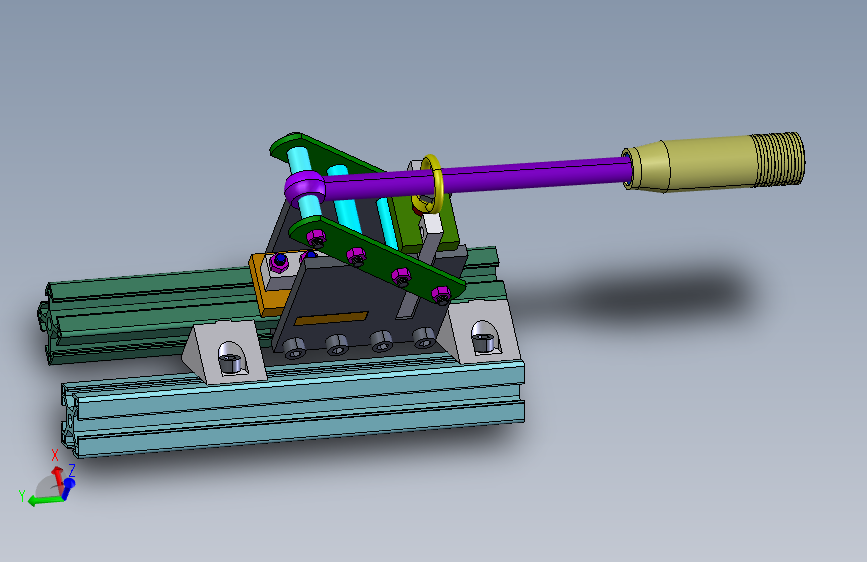 赛车模拟器手刹 STEP格式