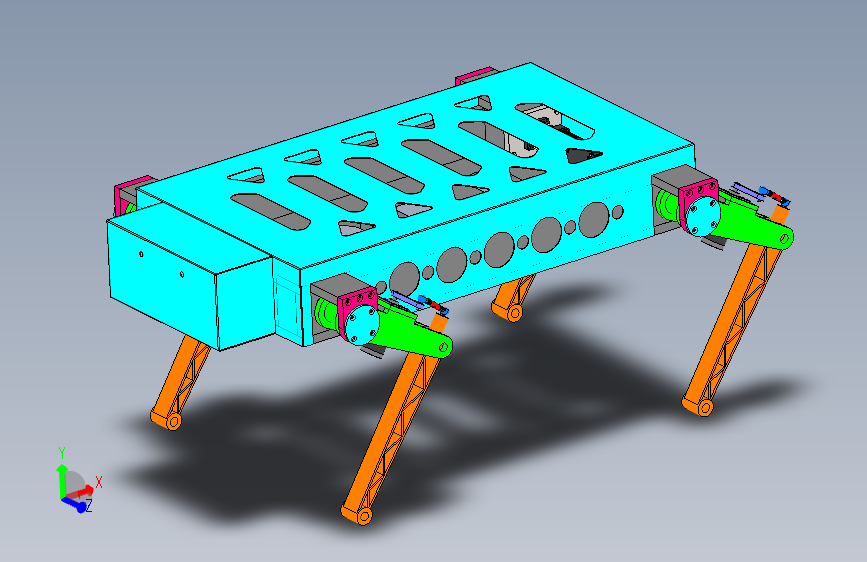 仿生四足机械狗