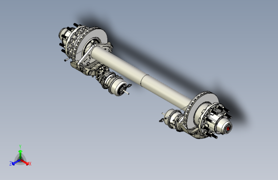 重卡盘式制动器轴与制动装置