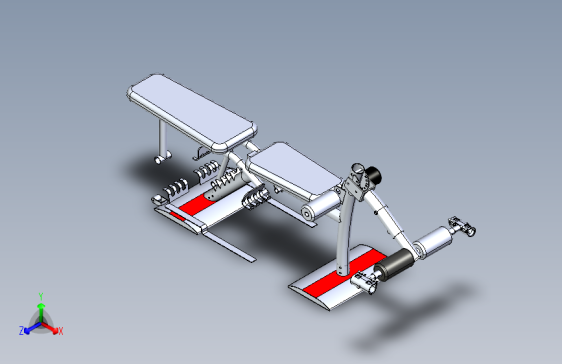 健身器材 三维模型