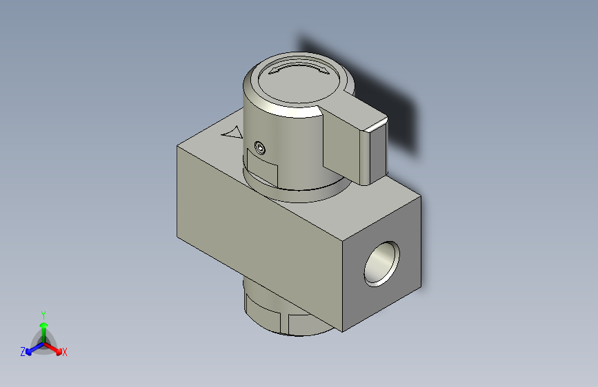 残压释放阀VHS400-02（3D）
