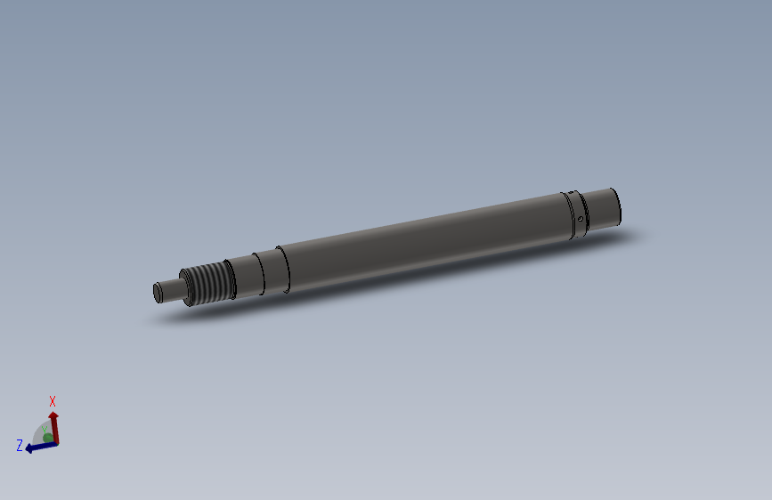 液压缸杆（直径=100毫米，长度=1017毫米）