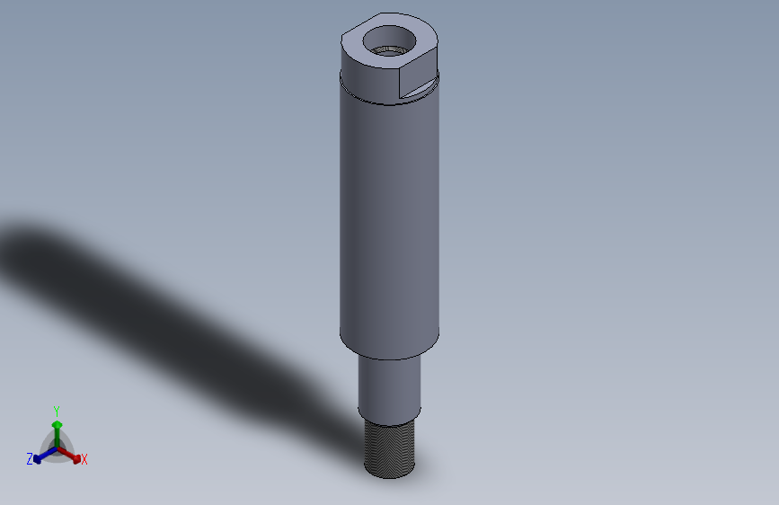 气动缸杆（直径=16毫米，长度=83毫米）