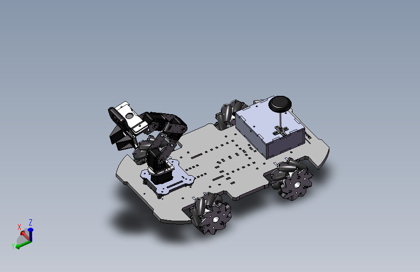 机械臂、机械爪、麦克纳姆机械臂小车