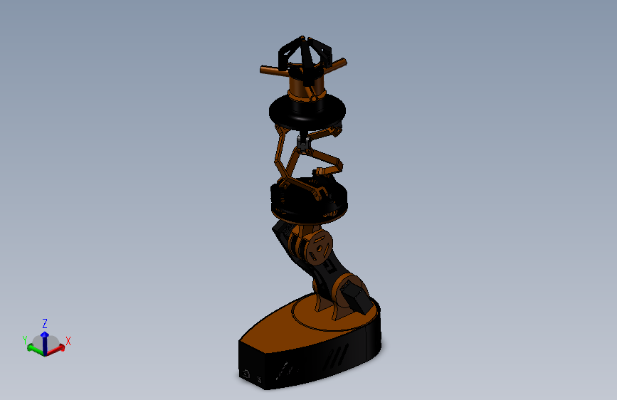 机械臂、机械爪、球形连杆机械臂