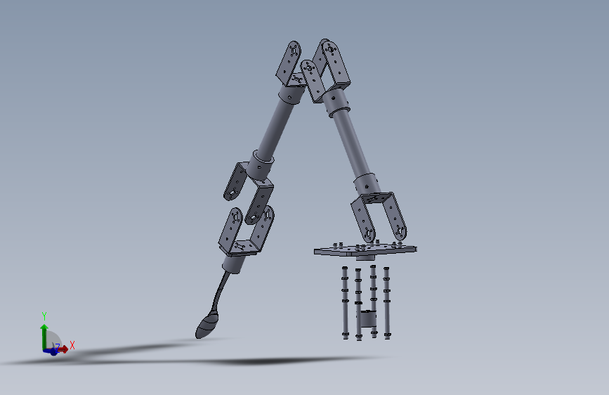 机械臂、机械爪、四自由度机器人