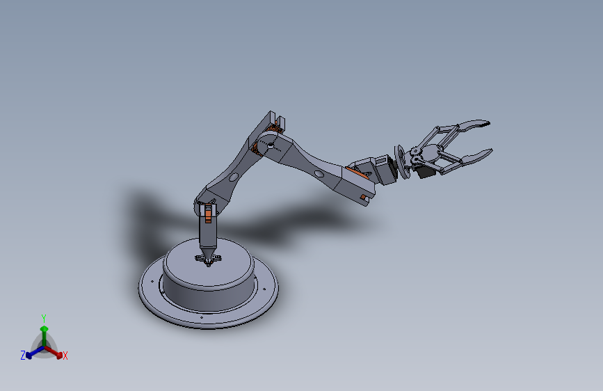 机械臂、机械爪、5-dof机械臂