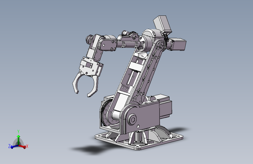 机械臂、机械爪、6轴步进机器人