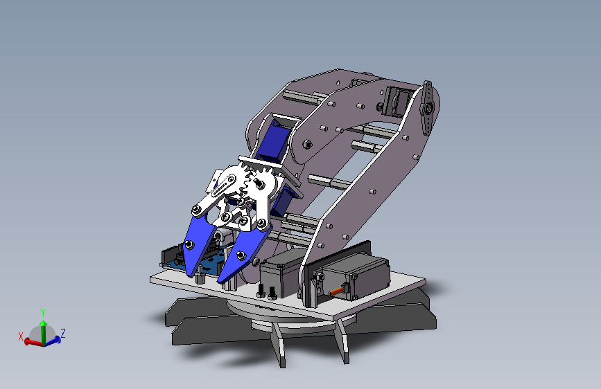 机械臂、机械爪、6自由度机械臂