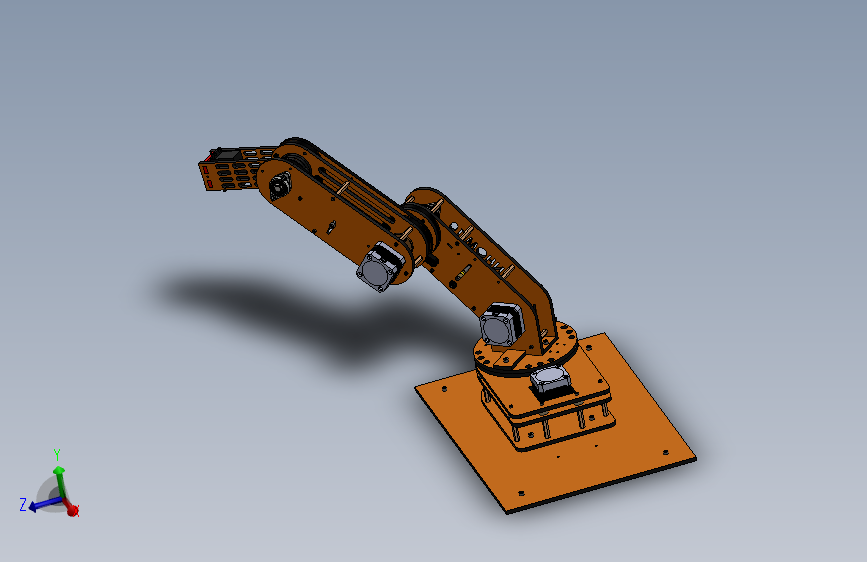 机械臂、机械爪、robot-3dof机械臂