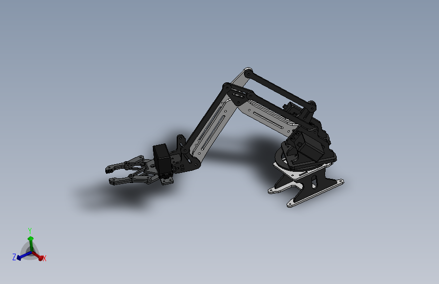 机械臂、机械爪、机械臂3DOF