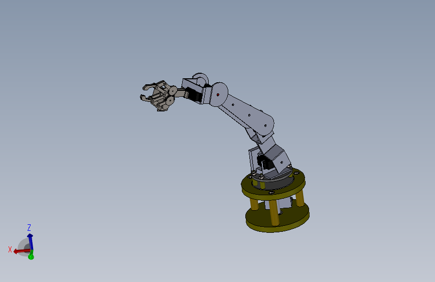 机械臂、机械爪、机械臂6