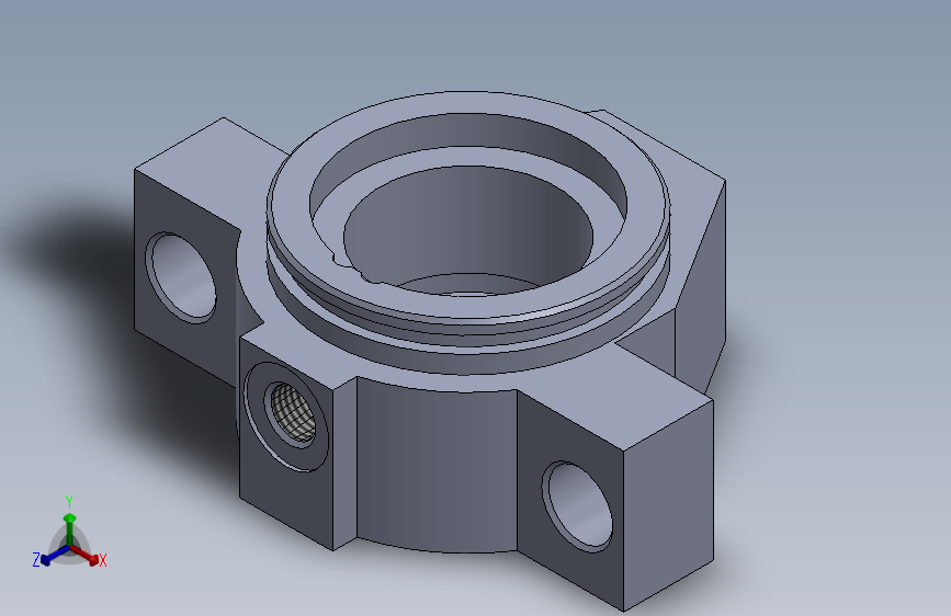 特殊液压缸前盖
