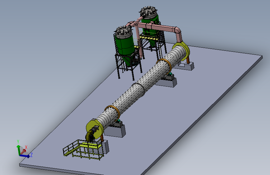 矿用烘干机系统