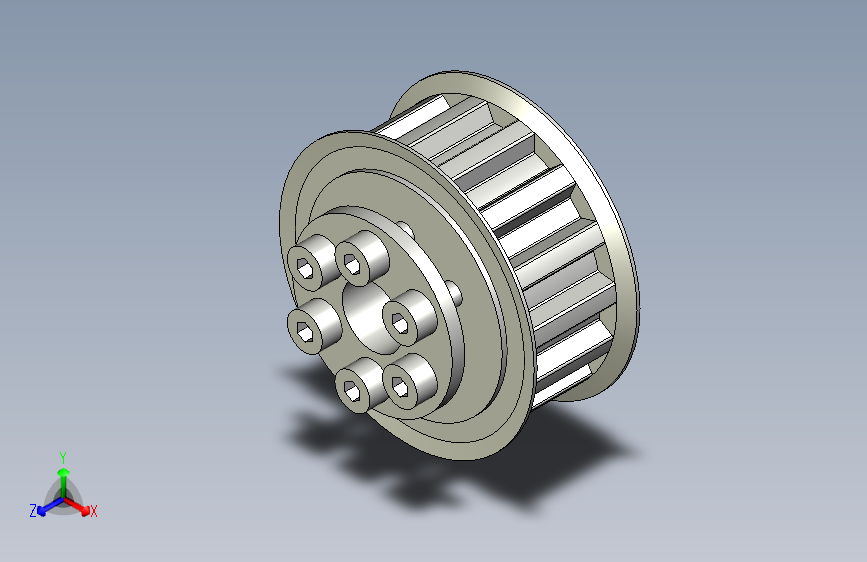爱安特免键同步带轮SET10F-15-15-12-G