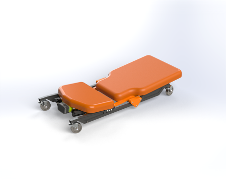 电动升降式修车躺板